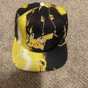 Yellow and Black Pikachu Cap Pokemon hat